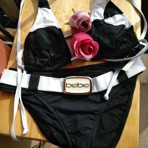 NWT Bebe Swimsuit Set size medium